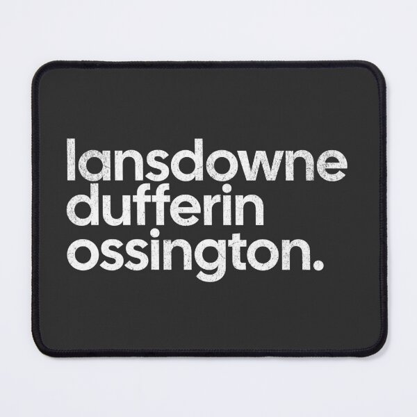 Item preview, Toronto subway stations: Lansdowne Dufferin Ossington designed and sold by mooskdesign.