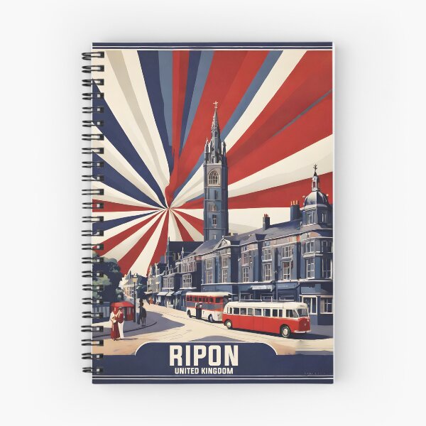 Item preview, Ripon United Kingdom Vintage Travel Tourism  designed and sold by TravelersGems.