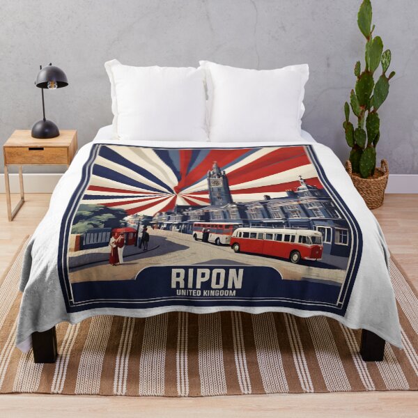 Item preview, Ripon United Kingdom Vintage Travel Tourism  designed and sold by TravelersGems.