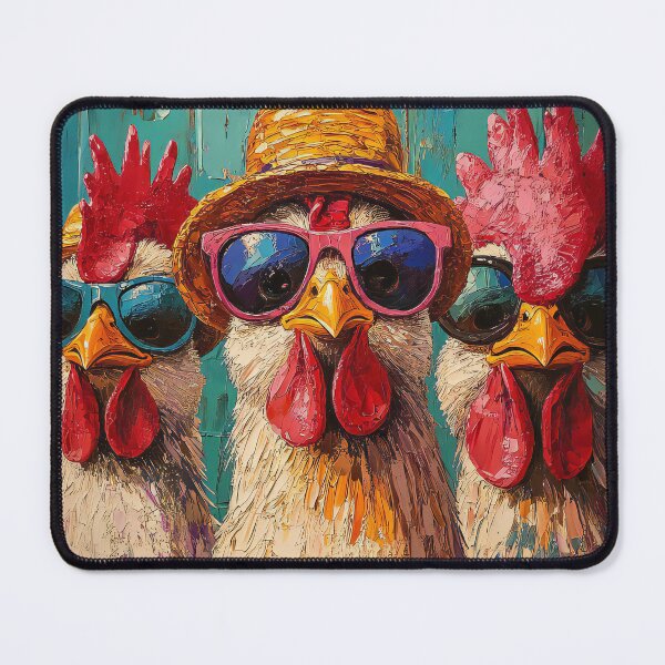 Item preview, Cool Chickens in Sunglasses designed and sold by prettykaler.