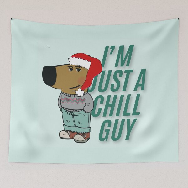 Item preview, Chill Guy meme  designed and sold by Fatimah Sheikh.