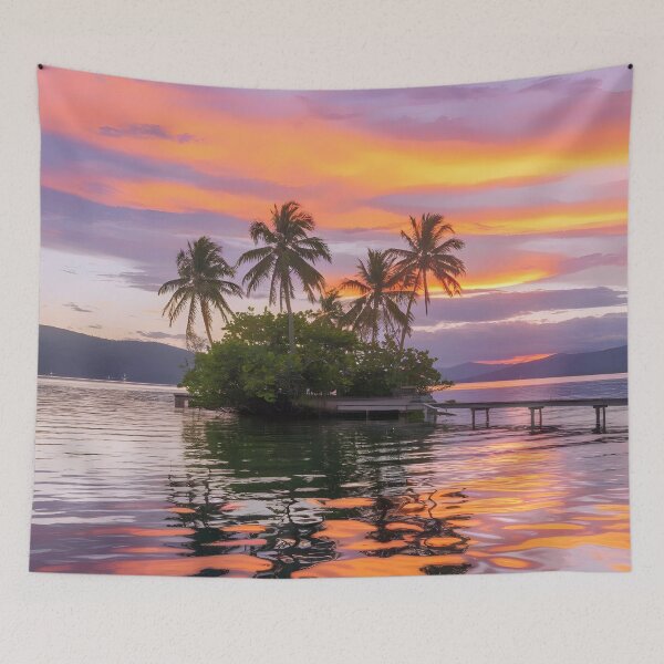 Item preview, palm trees on the island sand 2 designed and sold by AA-designstore.