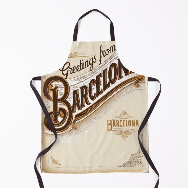 Item preview, Greetings from Barcelona Spain Vintage Travel Retro Postcard Design designed and sold by TravelPostcardGems.