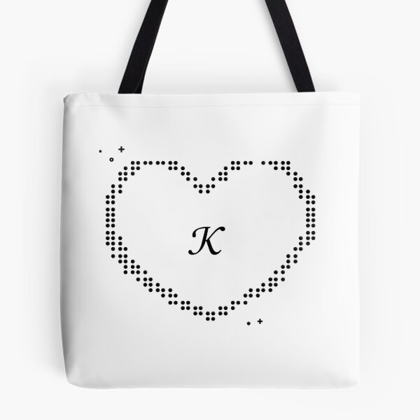 Item preview, Letter “K” in a heart designed and sold by hel369.