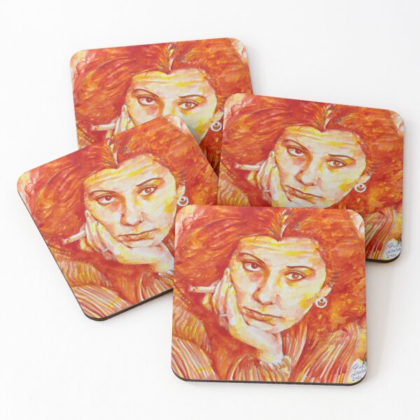 Item preview, ETTY HILLESUM watercolor portrait .1 designed and sold by lautir.