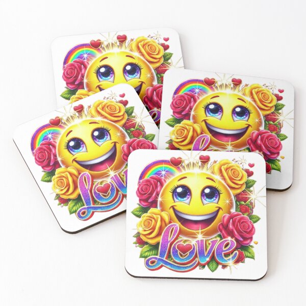 Item preview, "Yellow smiley with big sparkling eyes and a wide smile" designed and sold by CHRIST5000.