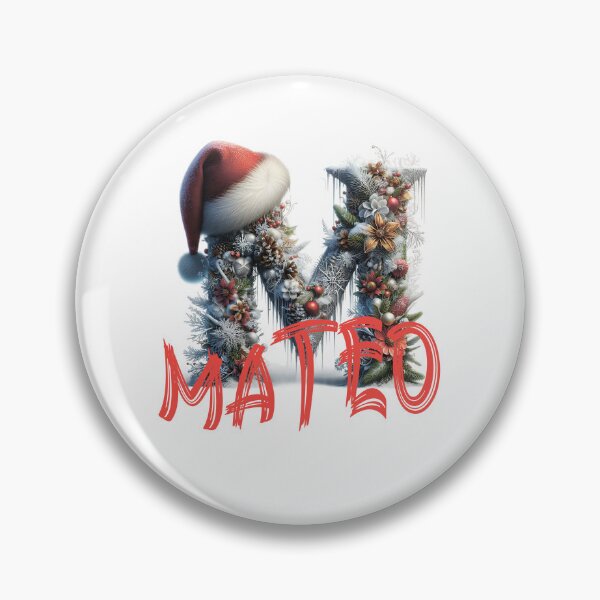 Item preview, Name Mateo. My name is Mateo. Winter initial. designed and sold by MagelliShop.