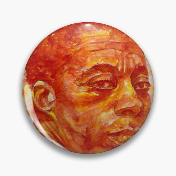 Item preview, JAMES BALDWIN watercolor portrait .1 designed and sold by lautir.