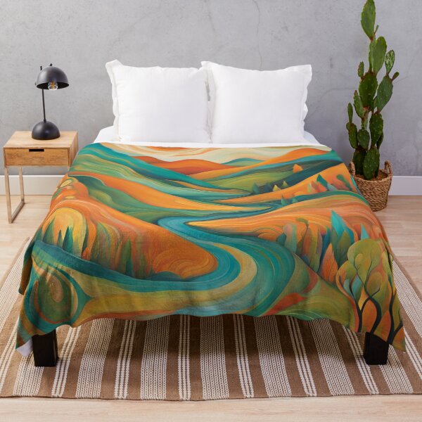 Item preview, Golden Valleys | Scenic Fields | Nature-Inspired Landscape designed and sold by Epic--Art.