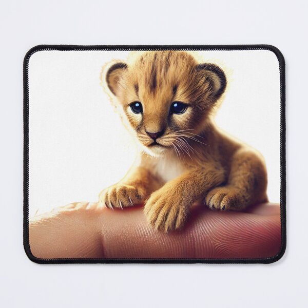 Item preview, Miniature Lion Cub Resting on a Finger designed and sold by Catsmoment.