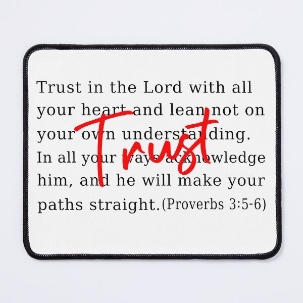 Item preview, Trust In The Lord - Proverbs Bible Verse - Christian designed and sold by RLYGR8.