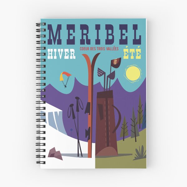 Item preview, Meribel ski poster designed and sold by Gary Godel.