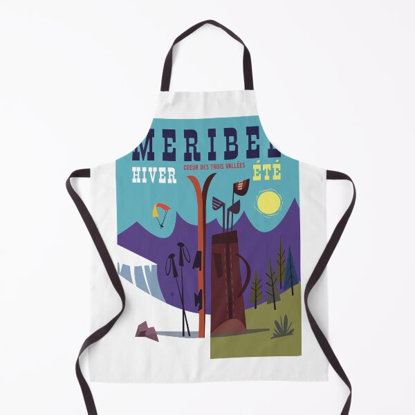 Item preview, Meribel ski poster designed and sold by GAGodel.