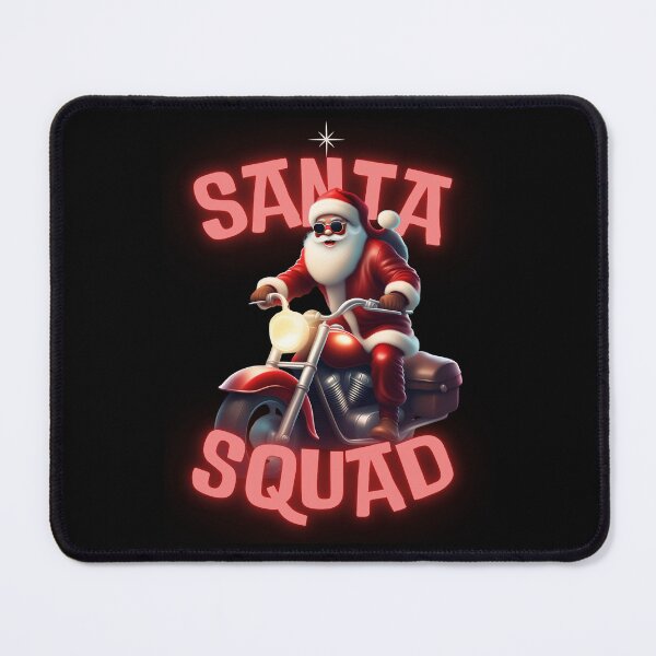 Item preview, Santa Squad Biker Christmas Art designed and sold by ChicTrendz.