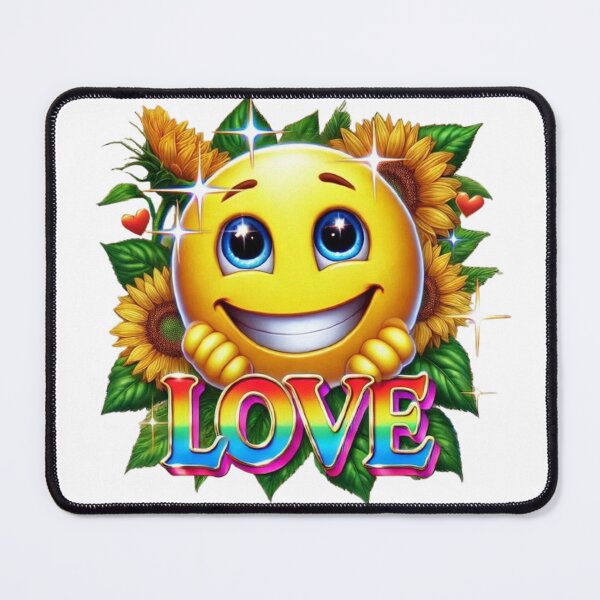 Item preview, "Yellow smiley with big sparkling eyes and a wide smile" designed and sold by CHRIST5000.