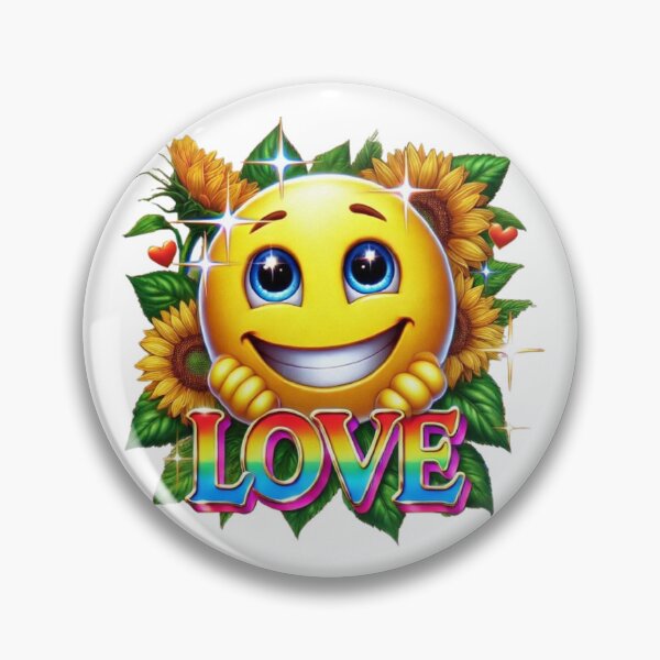 Item preview, "Yellow smiley with big sparkling eyes and a wide smile" designed and sold by CHRIST5000.