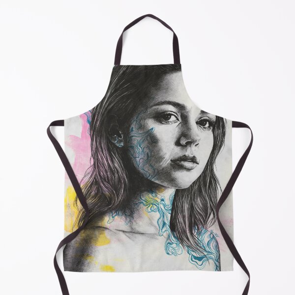 Item preview, We're Not Safe | Beautiful woman face with doodles designed and sold by Marco Paludet.