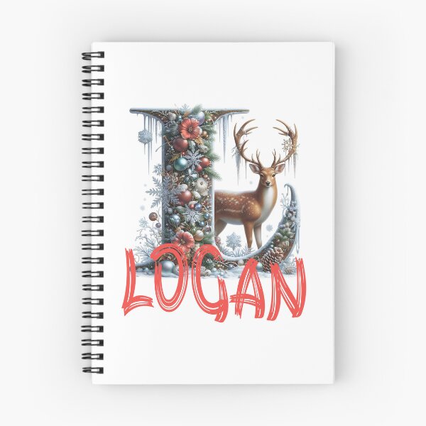 Item preview, Name Logan. My name is Logan. Winter initial. designed and sold by MagelliShop.