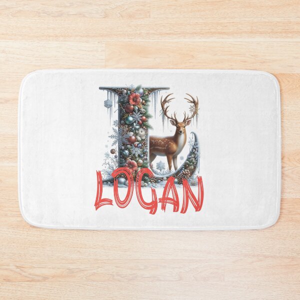 Item preview, Name Logan. My name is Logan. Winter initial. designed and sold by MagelliShop.
