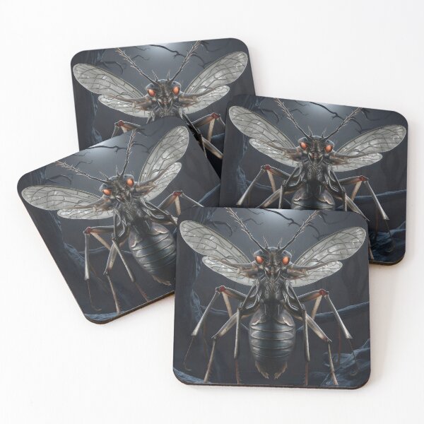 Item preview, A nocturnal insect in a dark forest. designed and sold by MyHappyArtShop.