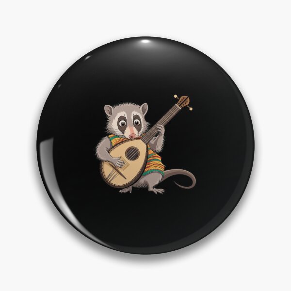 Item preview, Funny Opossum Playing Banjo designed and sold by Redgiant87x.