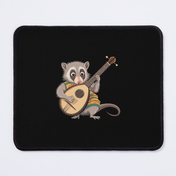Item preview, Funny Opossum Playing Banjo designed and sold by Redgiant87x.
