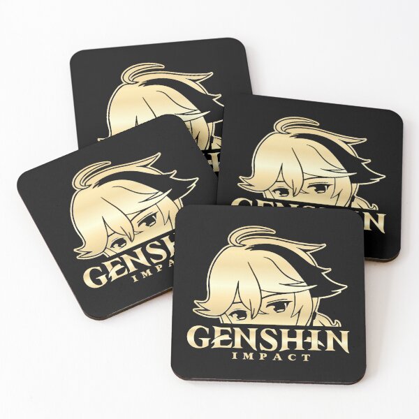 Item preview, Genshin Impact Kaedehara Cute Chibi Gold Character designed and sold by Kubala Designs.