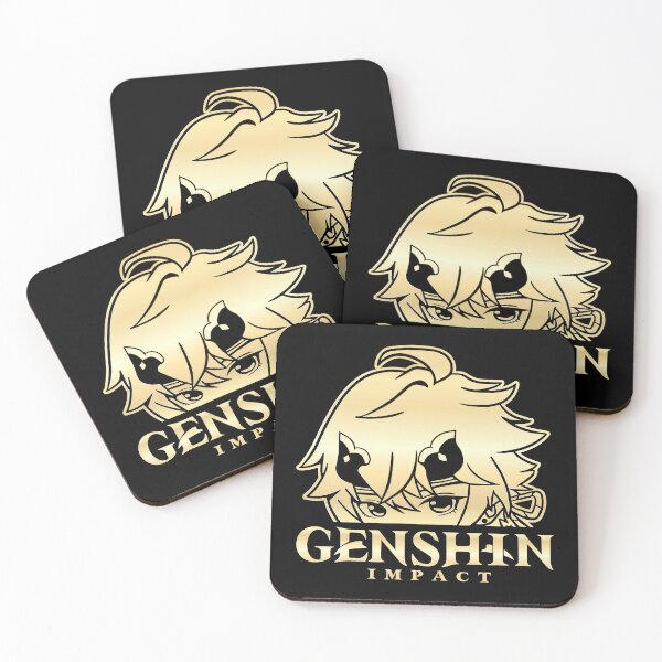 Item preview, Genshin Impact Thoma Cute Chibi Gold Character designed and sold by Kubala Designs.