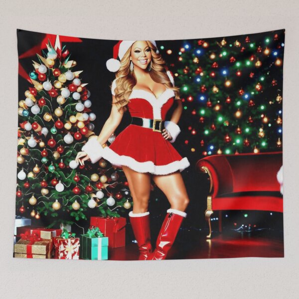 Item preview, 5511 Mariah Carey dressed as Santa Claus - Merry Christmas - designed and sold by Magic3D.
