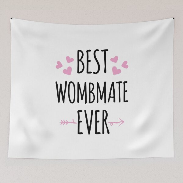 Item preview, Best Wombmate Ever for Twins and Siblings  designed and sold by AdiApparel.