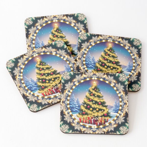 Item preview, Magical Christmas Wonderland - Enchanted Tree Art designed and sold by CreativeVisionsHub.