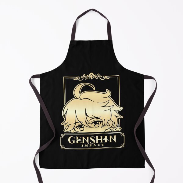 Item preview, Genshin Impact Aether Lindo personaje Chibi Dorado designed and sold by Kubala Designs.