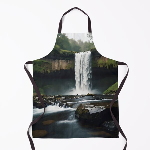 Item preview, waterfall in the green forest or green jungle 16 designed and sold by AA-designstore.