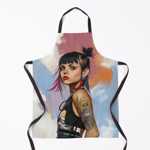 Item preview, Punk Girl , J. C. Leyendecker style. designed and sold by Shoot-The-Moon.