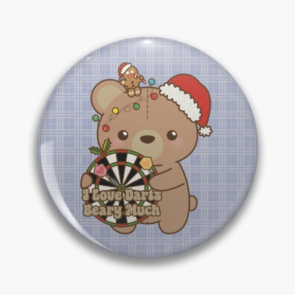 Item preview, I Love Darts Beary Much X Christmas designed and sold by love4darts.