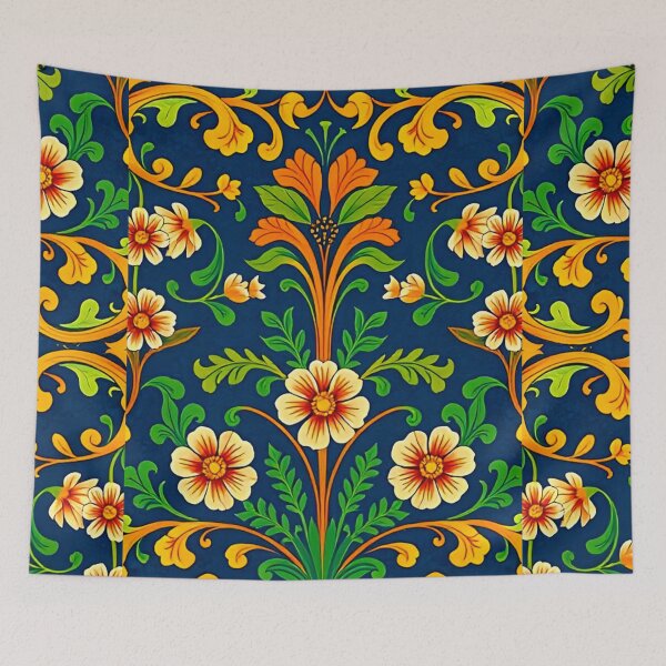 Item preview, Norwegian Blue Telemark Rosemaling  designed and sold by Madebysomeny.