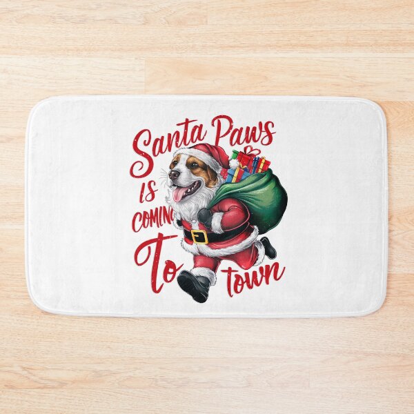 Item preview, Santa Paw Is Coming to Town - Adorable Christmas Pet Design designed and sold by asprse.