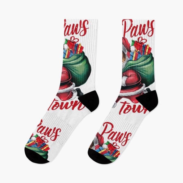 Item preview, Santa Paw Is Coming to Town - Adorable Christmas Pet Design designed and sold by asprse.