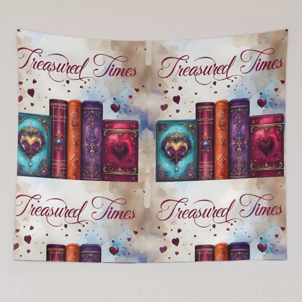 Item preview, Treasured Times Fantasy Books Vintage Aesthetic Art designed and sold by Monascreativeempire.