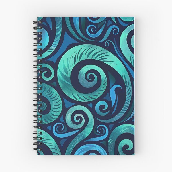 Item preview, New Zealand Paua Māori Pattern Koru Design 283 designed and sold by GrinGalore.