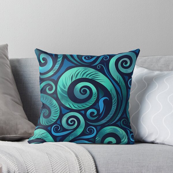 Item preview, New Zealand Paua Māori Pattern Koru Design 283 designed and sold by GrinGalore.