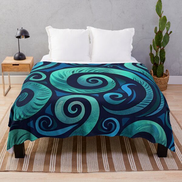 Item preview, New Zealand Paua Māori Pattern Koru Design 283 designed and sold by GrinGalore.