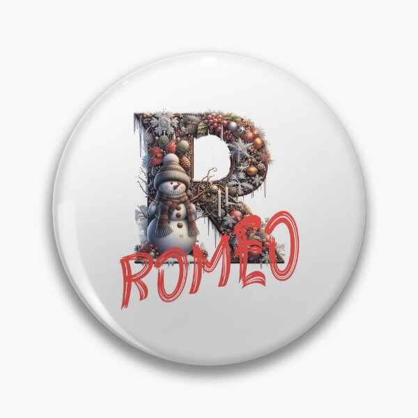 Item preview, Name Romeo. My name is Romeo. Winter initial. designed and sold by MagelliShop.