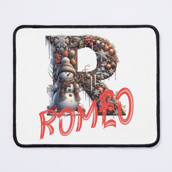 Item preview, Name Romeo. My name is Romeo. Winter initial. designed and sold by MagelliShop.