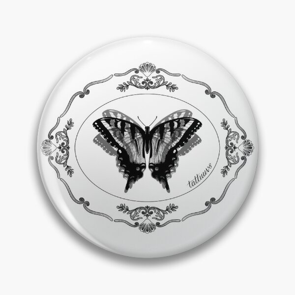 Item preview, Double Exposure Flying Tiger Swallowtail | All Black designed and sold by tattuuvs.