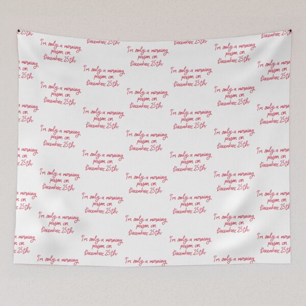Item preview, I'm only a morning person on christmas day designed and sold by pinkyfish1010.