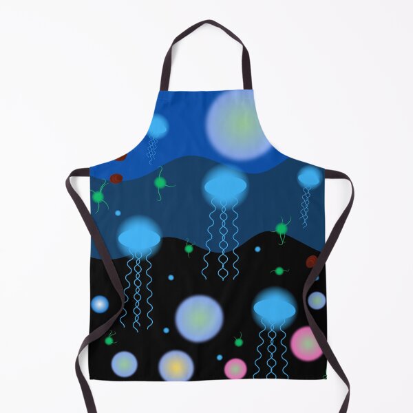 Item preview, Bioluminescent Animals in a Primitive Alien Ocean designed and sold by TribalBlue.