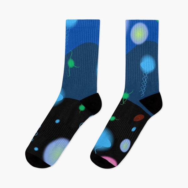 Item preview, Bioluminescent Animals in a Primitive Alien Ocean  designed and sold by TribalBlue.