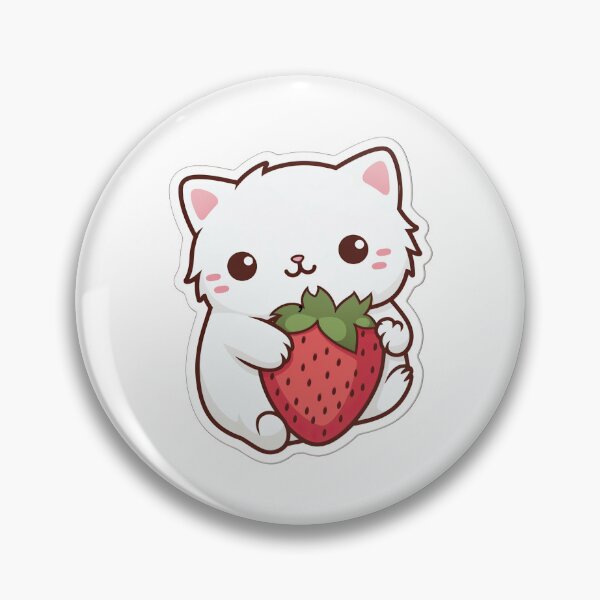 Aperçu de l'œuvre Joli chat fraise créée et vendue par RubyCollection.
