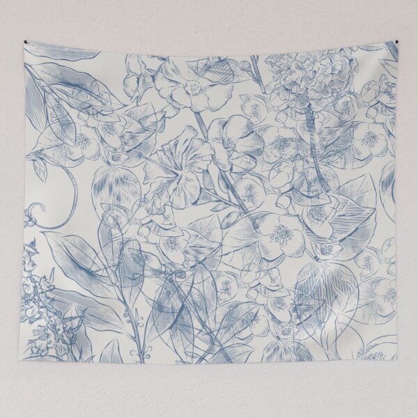Item preview, Vintage Blue Pattern Design  designed and sold by Asmaa Abdul-Azim.